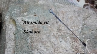 Att smida ett skohorn How to forge a shoe horn [upl. by Reivaz]