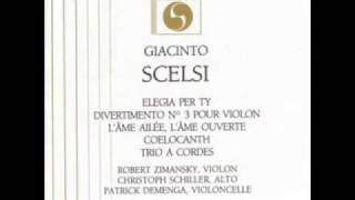 Giacinto Scelsi  LÂme Ailée LÂme Ouverte for violin solo [upl. by Therese]