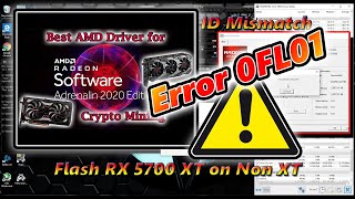 RX 5700 vbios flash error 0FL01  Why its happening [upl. by Ellenej]