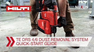 Hilti TE DRS  46  How to set up dust removal system [upl. by Schwitzer969]