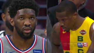 Eric Bledsoe Gets EJECTED After Throwing The Ball At Joel Embiid  Bucks vs 76ers  April 4 2019 [upl. by Jenkel1]