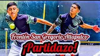 Abraham y Orejas vs Momito y Nefas Frontón San Gregorio Atlapulco primer partido [upl. by Sopher]