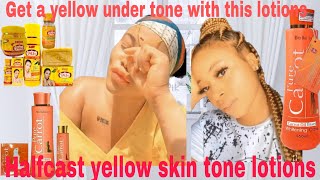 SUPER YELLOW UNDER TONE BODY LOTIONS TO CONSIDER USING TO GET HALFCASTE YELLOW COMPLEXIONyellow [upl. by Puri236]