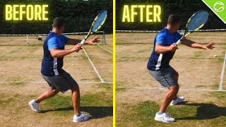 Tennis Forehand Transformation  How I Changed My Forehand Technique [upl. by Niessuh]