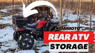 Kemimoto ATV Rear Storage Bag Installation amp How To on CFmoto [upl. by Husain907]