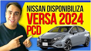 NOVO NISSAN VERSA 2024 PARA PCD auto carros pcd [upl. by Leugimesoj]