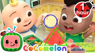 Shapes In My Lunch Box for School with JJ and Cody  CoComelon Nursery Rhymes amp Kids Songs [upl. by Nellek]