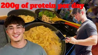 FULL DAY OF EATING  200g protein on a cut [upl. by Marti]