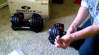 Bowflex SelectTech 552 Dumbbells Unboxing [upl. by Esilenna]