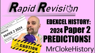 Paper 2 Predictions 2024 EdExcel GCSE History [upl. by Maxfield85]