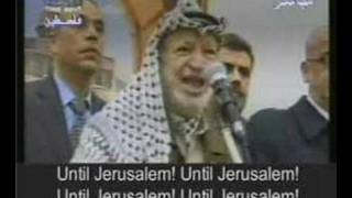 Palestinian Incitement Yasser Arafat After Jlem Bombing [upl. by Busiek]