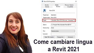 Come cambiare lingua a Revit 2021 [upl. by Rube394]