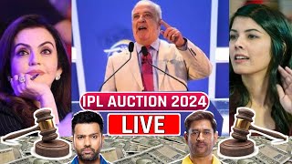 🔴Tata IPL Player Auction Live Streaming  IPL 2024 Auction Live  IPL Player Auction 2024 Live ipl [upl. by Ahsineg355]