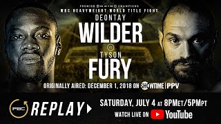 PBC Replay Deontay Wilder vs Tyson Fury 1  Full PPV Fight Card [upl. by Reade]