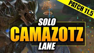 PUTTING THE TEAM ON MY BACK  SMITE 115 CAMAZOTZ SOLO [upl. by Nuawad]