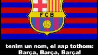 himno del barcelona con letra [upl. by Dlaner]