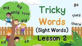 Tricky Words  Sight Words  Lesson 2  Reading Practice phonicsreading [upl. by Blanche400]