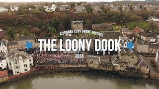 The New Years Day quotLoony Dookquot 2018  Edinburghs Hogmanay  DRONE FOOTAGE [upl. by Hgielac]