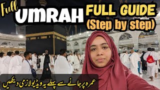 UMRAH GUIDE Step By Step 2024🕋  Umrah k liye kon se Gate  Need to know before UMRAH  Umrah 2024🕋 [upl. by Archie]