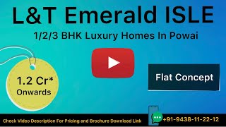 LampT Emerald Isle  LampT Residences in Powai  LampT Emerald Isle New Launch  LampT Veridian Powai [upl. by Toback]