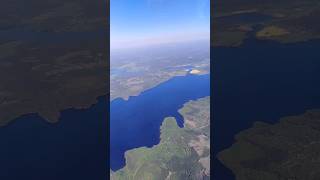 Luleå to Stockholm✈View from plane window🇸🇪 shorts [upl. by Yehs]