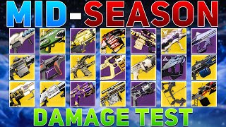 Has the MidSeason Sandbox Update Shifted the METAH Damage Testing  Destiny 2 Season of the Wish [upl. by Soutor]