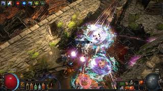 Path of Exile 316 Scourge  Ballista Totem Elemental Hit Hierophant  Logbooks  Vorana [upl. by Ferriter497]