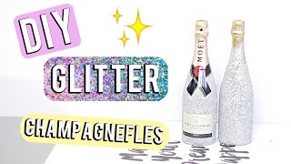 DIY ❤ Glitter champagnefles  Beautygloss [upl. by Lavud]