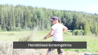 Heinätöissä koneongelmia [upl. by Ellednek819]