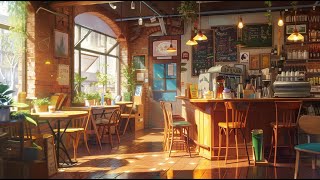 ☕ Calm LOFI cafe music that is good to listen to alone in a cafe  Study sleep relax [upl. by Tnahsin]