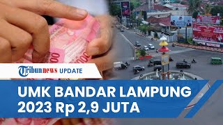 UMK Bandar Lampung 2023 Naik 790 Persen Jadi Rp 29 Juta Perusahaan Diminta Taat Pengupahan [upl. by Nashoma]