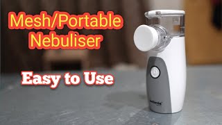 mesh nebulizerportable nebulizersmall nebulizerrechargeable nebulizernebulizer for kids [upl. by Euseibbob]