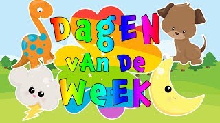 Dagen van de week  Liedje  Maandag zwaai ik  Thuisonderwijs Nederland Kleuteronderwijs Educatief [upl. by Kerekes623]