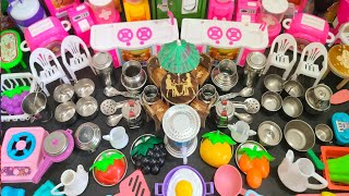 Satisfying Unboxing With Hello Kitty Kitchen Box l DIY Miniature Cooking Set Sanrio ASMR Video [upl. by Franny]