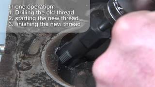 VCOIL  Repair of spark plug threads [upl. by Silvester]