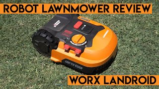 WORX LANDROID REVIEW A robot lawnmower really does work [upl. by Alyose182]