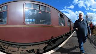 Hagley Hall 4930 at Platform 1 Bewdley Station SVR [upl. by Charteris668]