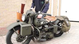 Harley Davidson starten Liberator 1943 [upl. by Erodavlas867]