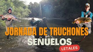 TRUCHONES CON EQUIPO UL 🎣💪 ESTOS SON LOS SEÑUELOS PERFECTOS PARA USAR EN VERANO 🔥 RÍO MARAVILLOSO 👏 [upl. by Eselahc]