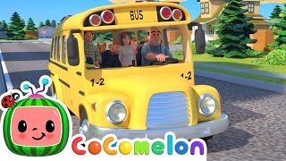 The Wheels On the Bus Go Rounds and Round  CoComelon  Kids Karaoke Mix [upl. by Labotsirhc]