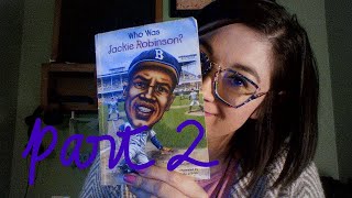 Who Was Jackie Robinson Read Aloud Pt 2 [upl. by Serra]