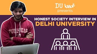 DU Beat Honest Society Interview In Delhi University [upl. by Spragens416]