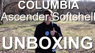 Columbia Mens Ascender Softshell Jacket Unboxing [upl. by Ahtnama]