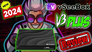 vSeeBox V3 PLUS SUPER DVR LOADED ANDROID BOX Review Best Streaming Box of 2024 [upl. by Mitzl]