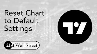 How To Reset TradingView Chart To Default Layout [upl. by Ehman]