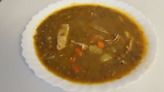 Recette de soupe de Lentille Très facile [upl. by Av85]