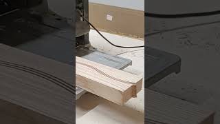 Beveled tray with wavy inlay on the CNC woodworking cnc cncmachining [upl. by Nilad]