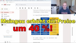 Brandheiße Breaking ElektroNews Maingau dreht an der Preisschraube 40  Preiserhöhung 😮 [upl. by Fulvia]