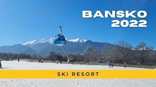 Walk tour Bansko Ski Resort  Bulgaria  2022 [upl. by Isborne]