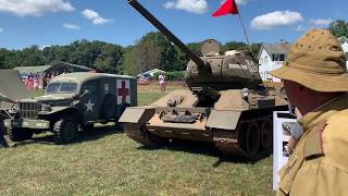 A Visit to the Americans in Wartime Museum TANK FARM day [upl. by Maller679]